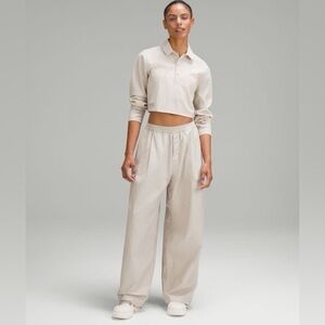 Lululemon Lab Jacquard Relaxed Fit Wide Leg Pants | Size 12